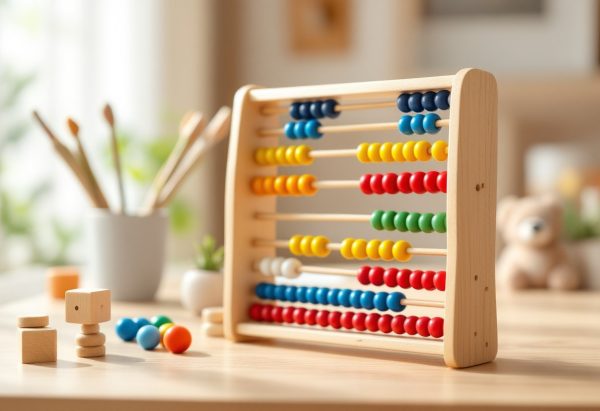 Le matériel idéal pour l’apprentissage des mathématiques : le boulier montessori