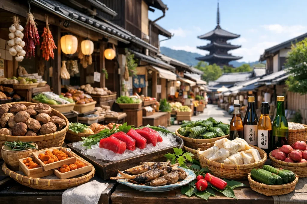 Marchés du Kansai et produits alimentaires de qualité authentique