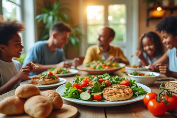Bien manger en famille : repères simples pour des repas équilibrés