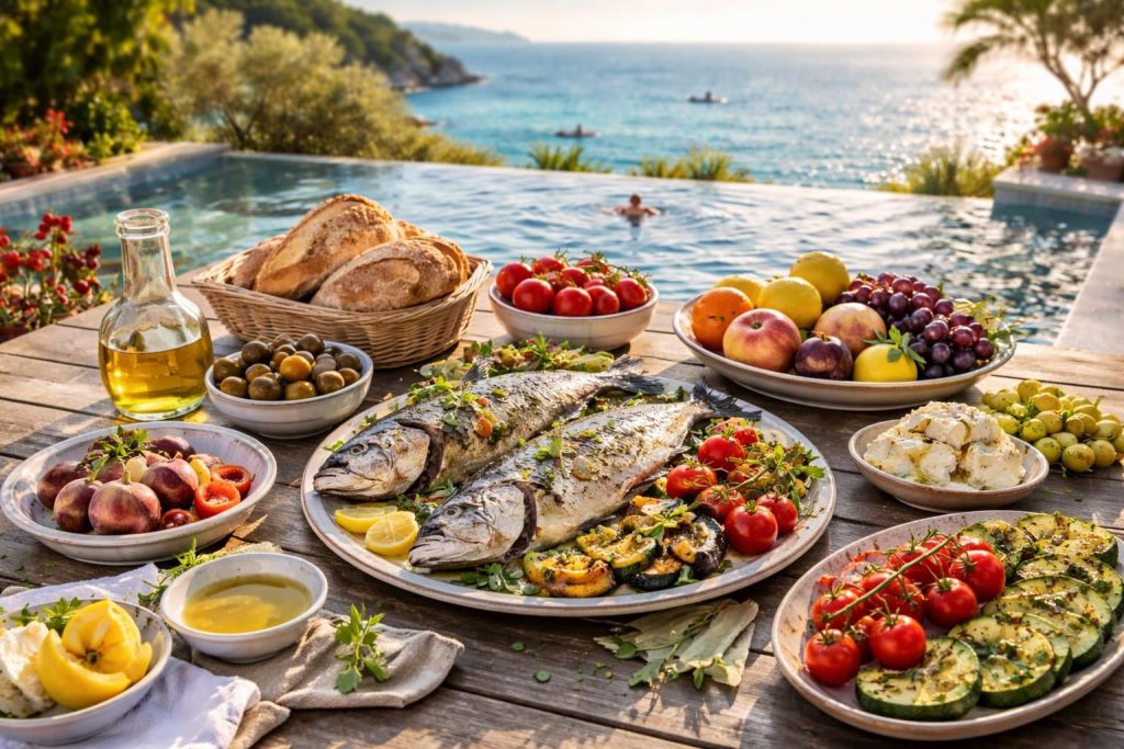 découvrez comment le régime méditerranéen nourrit les champions de natation en côte d'azur, alliant saveurs locales et bienfaits pour la performance sportive.