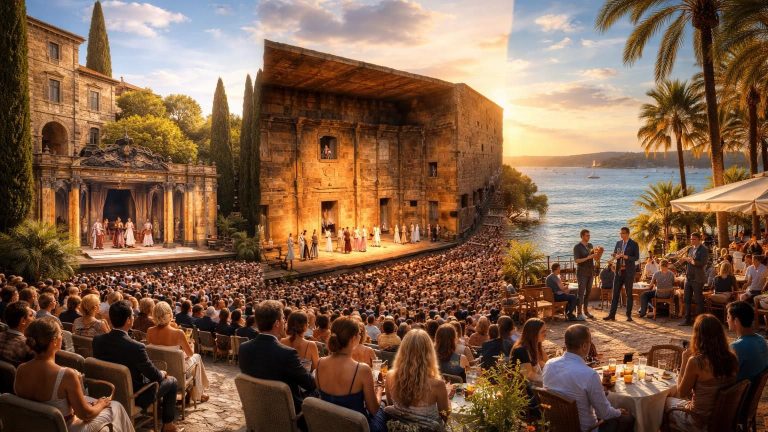 découvrez les scènes méditerranéennes incontournables avec le festival d'aix, les chorégies d'orange et jazz à juan, trois événements majeurs alliant musique classique et jazz dans des cadres historiques magnifiques.