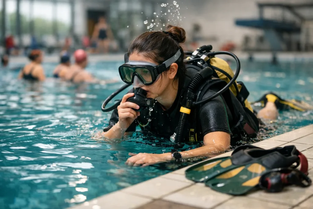 Qualité méditerranéenne avec cours de natation, aquagym et plongée dans les centres aquatiques